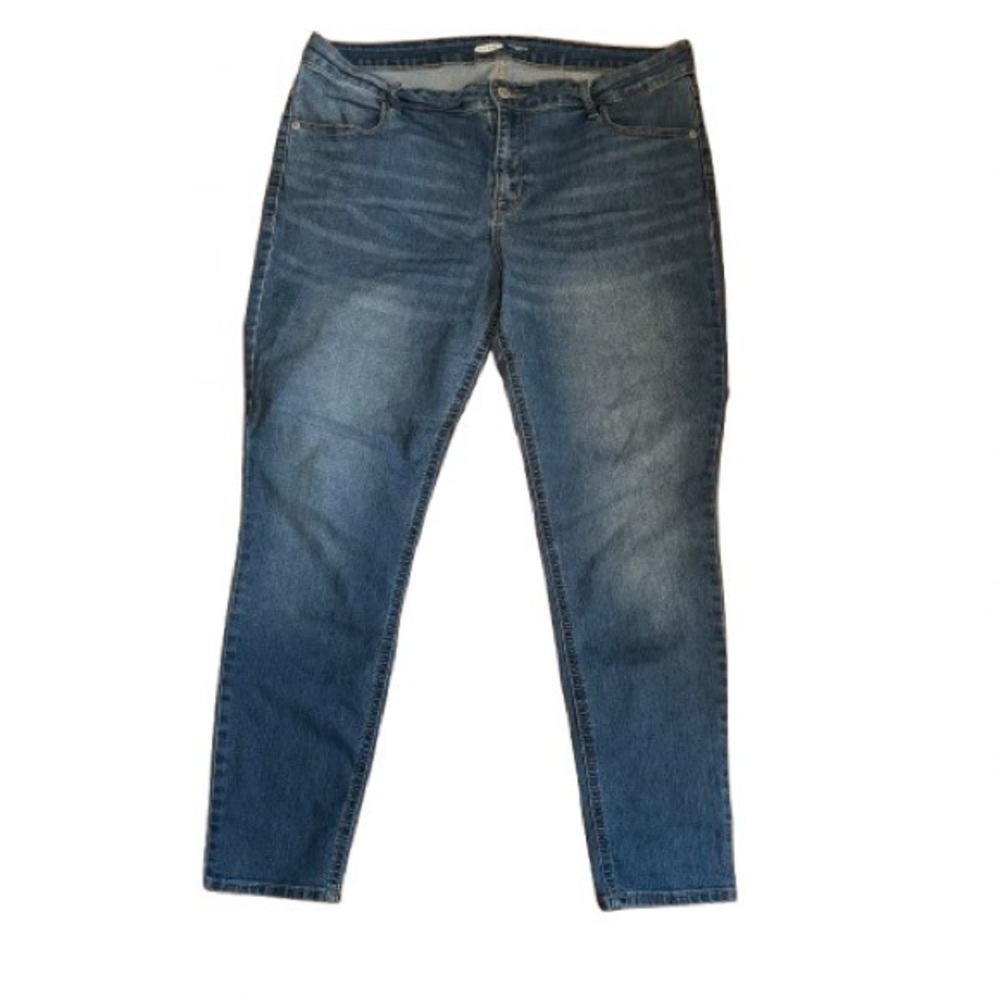 Old Navy Super Skinny Ankle Jeans | Wow Indigo Dark Wash | Size 14